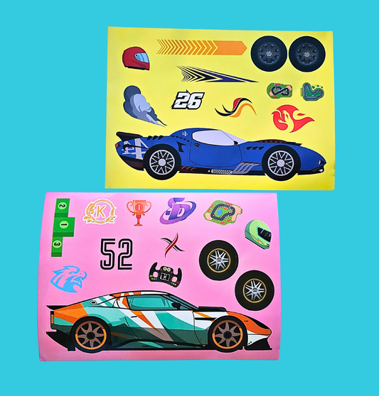 Racing Car Stickers