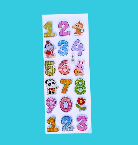 Number Stickers